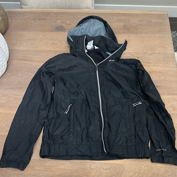 Columbia Sportswear Company Hooded Rain Jacket Black Women's Size Small - Picture 3 of 13